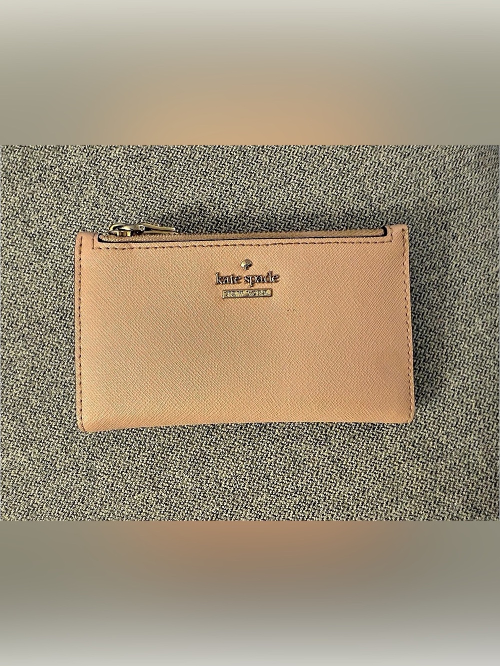 kate spade bifold medium wallet light pink
